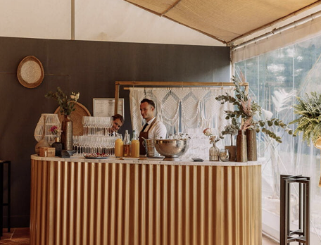 Charette de thé glacé